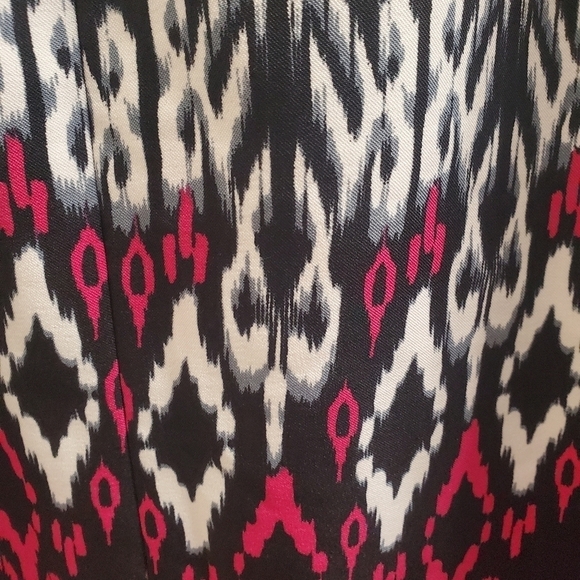 Women's RONNI NICOLE Sleeveless slimming Casual Dress Sz 6 Black White Pink - Picture 6 of 10